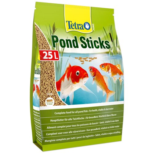 Сухой корм  для  рыб Tetra Pond Sticks, 25 л, 3 кг фото