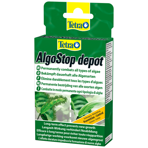 Tetra AlgoStop depot средство для борьбы с водорослями, 12 шт., 600 мл, 27 г фото