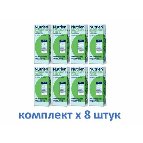 Nutrien Стандарт с пищевыми волокнами, 200 мл, нейтральный, 8 уп. фото