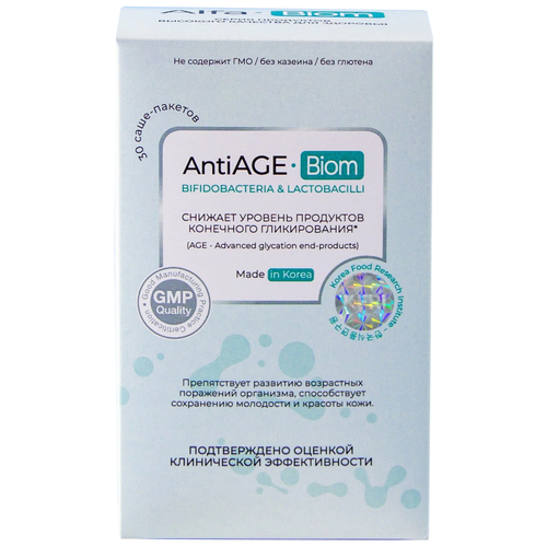 AntiAGE-Biom пор. саше, 1.5 г, 30 шт., нейтральный, 1 уп. фото