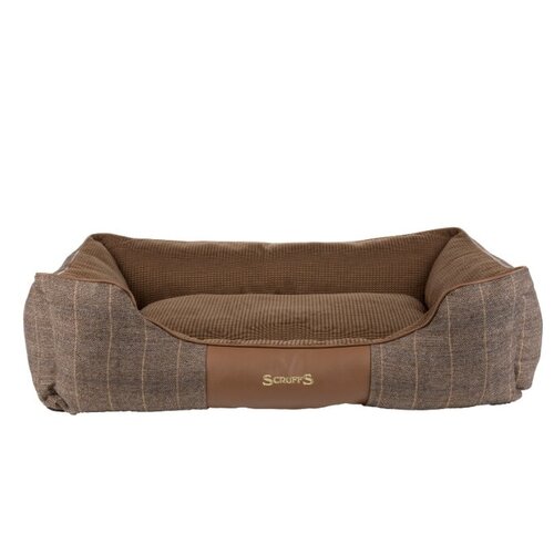 Лежак для собак и кошек Scruffs Windsor Box Dog Bed 90х70х26 см 90 см 70 см коричневый 26 см фото