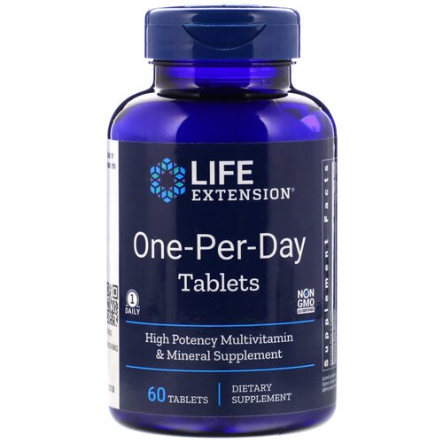 фотография Капсулы Life Extension One-Per-Day Multivitamin, 300 мл, 60 шт., купить за 2749р