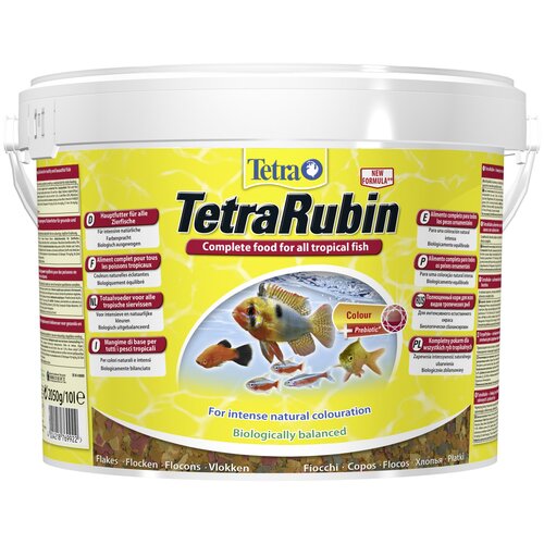 Сухой корм  для  рыб, ракообразных Tetra TetraRubin Flakes, 10 л, 2.05 кг фото