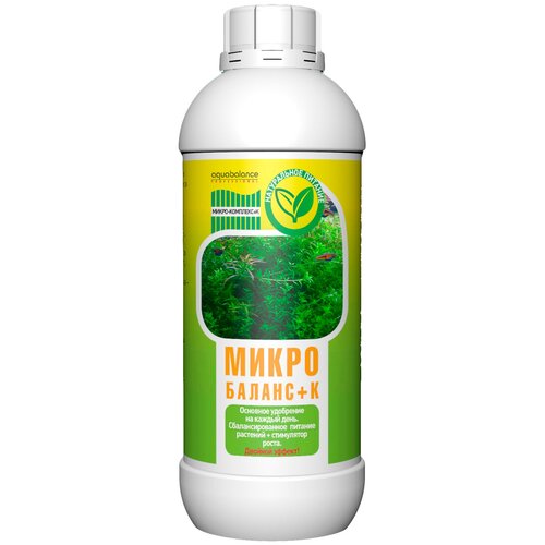 Aquabalance Микро-баланс+K удобрение для растений, 1 л, 1.05 кг фото