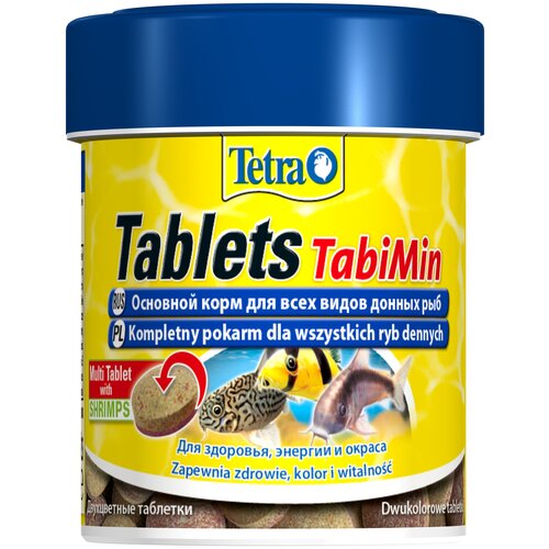 Сухой корм  для  рыб, ракообразных Tetra Tablets TabiMin, 66 мл, 36 г120 шт. в уп. фото