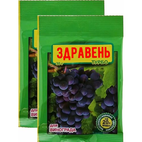 60г Удобрение Здравень Турбо для Винограда, 30г х2шт Ваше Хозяйство фото