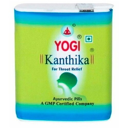 Йоги Кантика Йоги Аюрведа (Yogi Kanthika Yogi Ayurveda) от боли в горле и простуды, 140 гранул фото