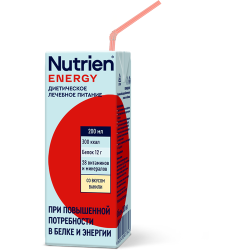 Nutrien Энергия, готовое к употреблению, 200 мл, ваниль фото