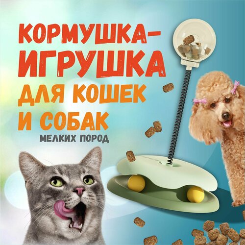 фотография Игрушка-кормушка неваляшка для кошек и собак мелких пород, купить за 729р