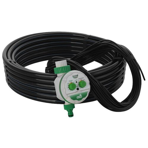 фотография Green Helper Набор капельного полива GN-023N, 20 м, 64 шт., купить за 5494р