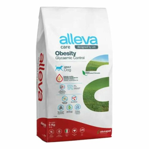 фотография Alleva Care Dog Adult Obesity Glycaemic Control сухой диетический корм для взрослых собак контроль потребления глюкозы - 5 кг, купить за 6014р