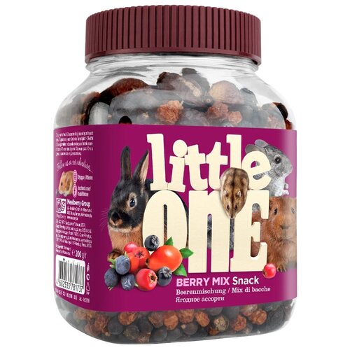 фотография Лакомство для кроликов Little One Snack Berry mix, 200 г, купить за 993р