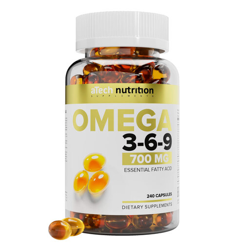 фотография Капсулы aTech Nutrition Omega 3-6-9, 240 шт., купить за 668р