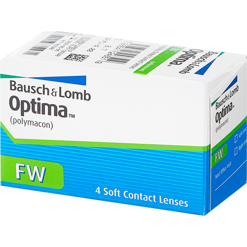 Контактные линзы Bausch & Lomb Optima FW, 4 шт., R 8,7, D -2,5 фото