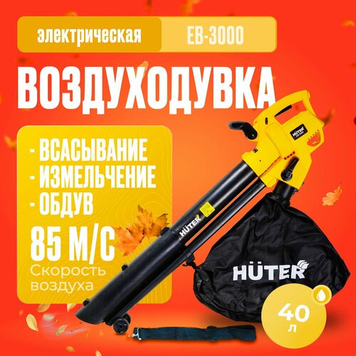 Huter EB-3000, 3000 Вт, черный фото