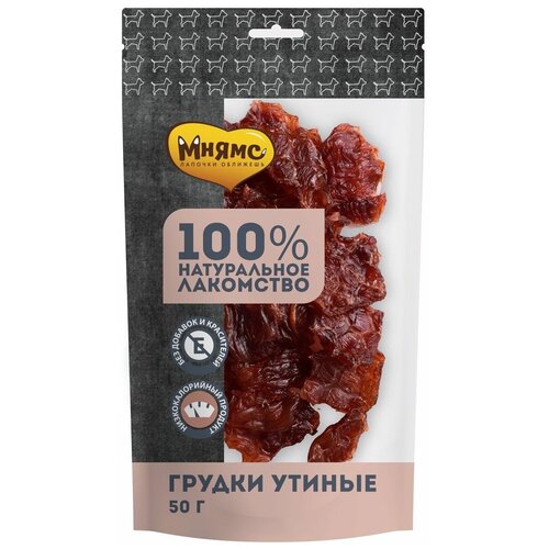 Лакомство для собак Мнямс Утиные грудки, 50 г фото