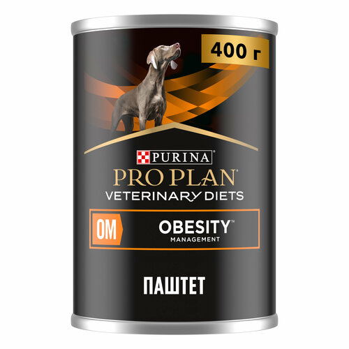 фотография Влажный корм для собак Pro Plan Veterinary Diets Obesity Management при ожирении  400 г, купить за 504р