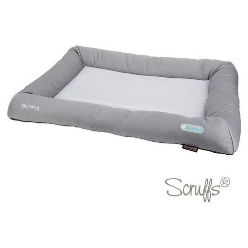 Лежак для собак и кошек Scruffs Cool Bed  охлаждающий 90х60х12 см 90 см 60 см серый 12 см фото