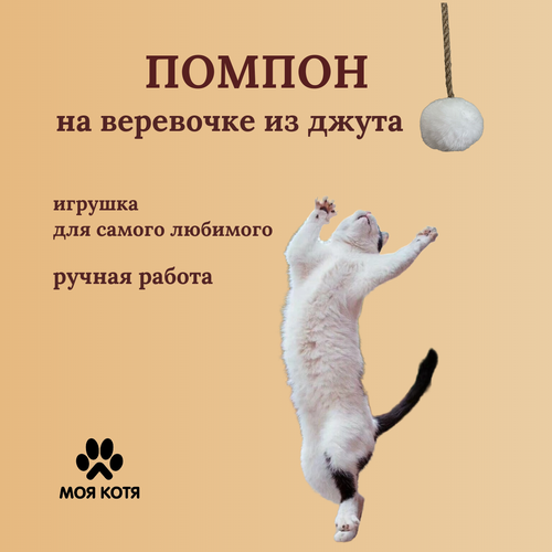 Игрушка для кошки на веревочке Моя Котя 