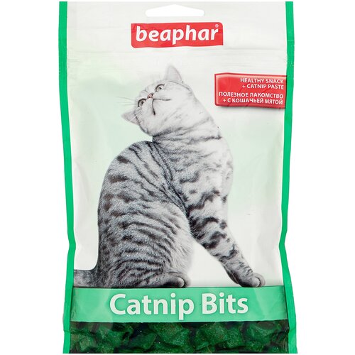 Лакомство для кошек  Beaphar Catnip Bits, 150 г мята фото