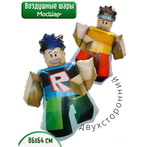 Воздушный Шар Роблокс Roblox Фигура Двухсторонний 86 см фото