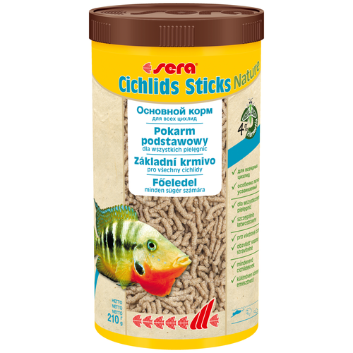 Сухой корм Sera Cichlids Sticks Nature, 1 л, 210 г фото