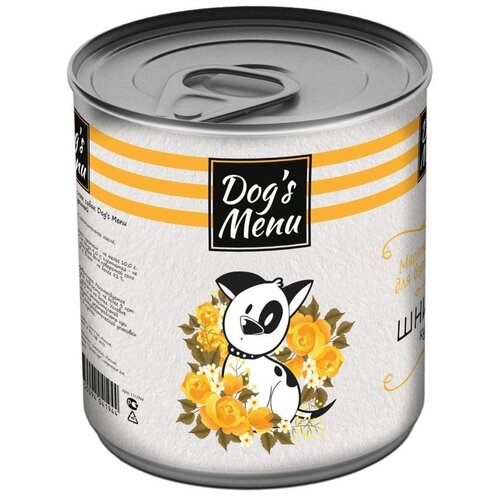 фотография Влажный корм для собак Dog's Menu шницель куриный 1 уп. х 9 шт. х 750 г (для мелких и средних пород), купить за 2016р