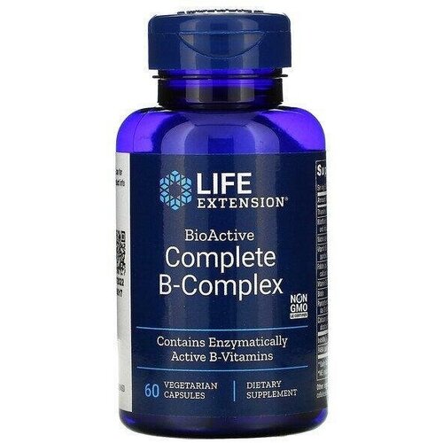 LIFE Extension BioActive Complete B-Complex 60 vcaps фото