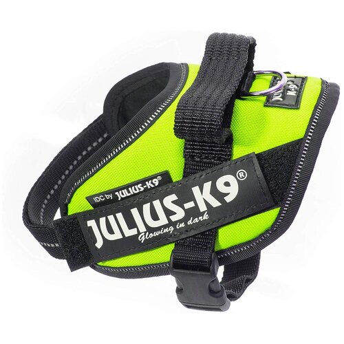 Шлейка JULIUS-K9 IDC Powerharness Mini-Mini Зеленый неон, XS фото