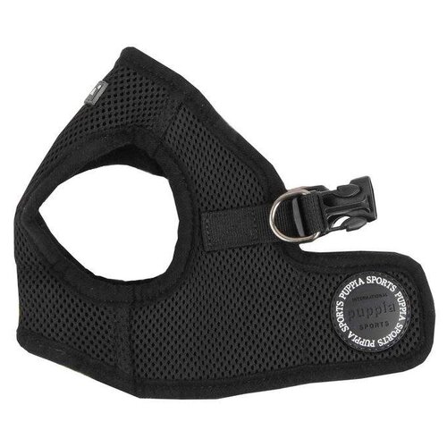 Шлейка Puppia Soft vest harness B черная фото