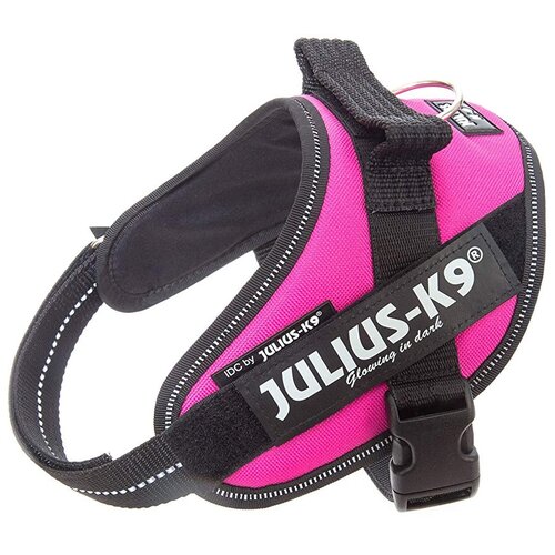 Шлейка JULIUS-K9 IDC Powerharness Mini-Mini темно-розовый/черный, XS фото