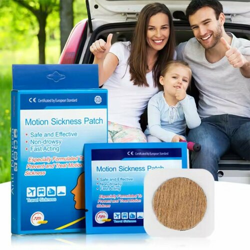 фотография Пластырь от укачивания в транспорте Motion Sickness Patch Kongdy (10 шт.), купить за 550р