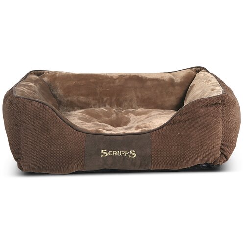 Лежак для собак и кошек Scruffs Chester Box Bed 50х40х13 см 50 см 40 см коричневый 13 см фото