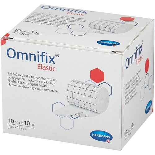 Hartmann OMNIFIX Elastic пластырь фиксирующий из нетканого материала гипоаллергенный, 10х1000 см белый фото