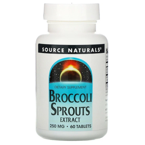 Таблетки Source Naturals Broccoli Sprouts extract (экстракт ростков брокколи сульфарофан) фото