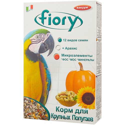 фотография Fiory корм Pappagalli для крупных попугаев, 700 г, купить за 965р