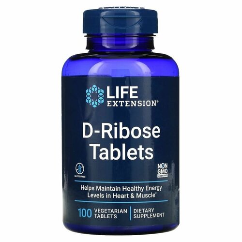 Life Extension D-Ribose Tablets, Д-Рибоза 100 таблеток фото