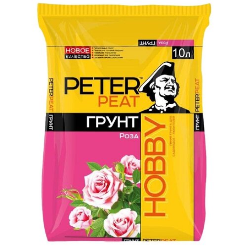 Грунт PETER PEAT Линия Hobby Роза, 10 л, 3.5 кг фото