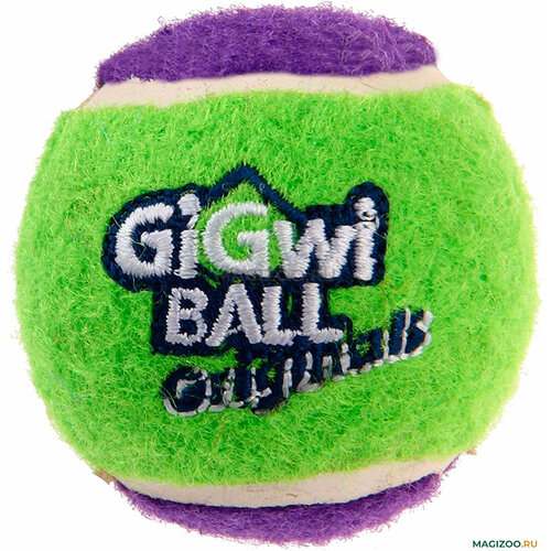 Мячик   для собак  GiGwi GiGwi ball Original средний (75338),  разноцветный, 1шт. фото