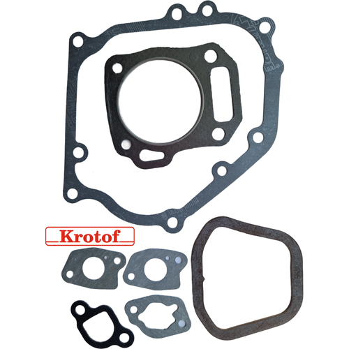 Прокладки паронитовые (комплект 8 штук) двигателя мотоблока 170F, GX200, WM168 (6 л. с. бензин) Krotof фото