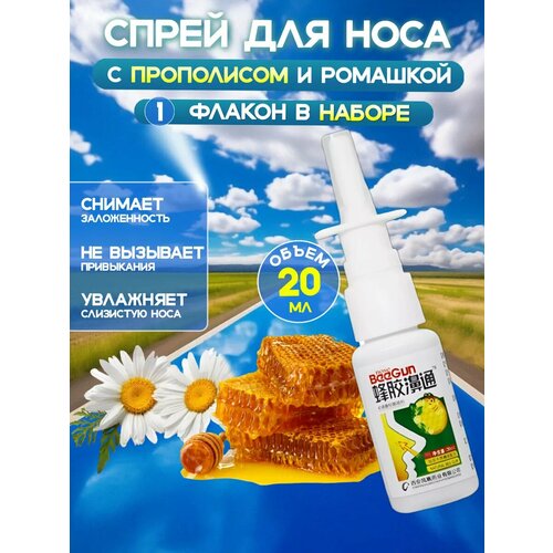 Спрей для носа от заложенности и насморка 1шт фото