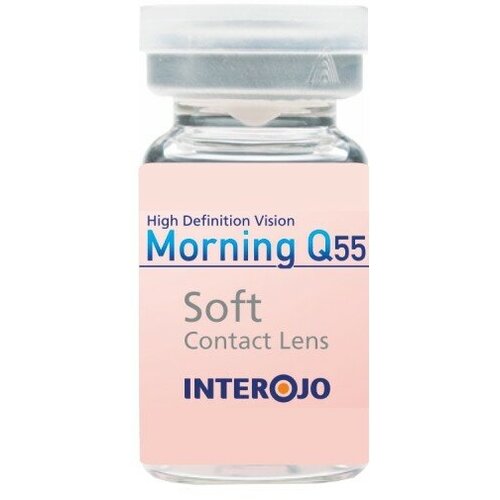 Контактные линзы Interojo Morning Q55 vial, 1 шт., R 8,6, D -6,5 фото