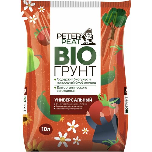 Грунт универсальный PETER PEAT BIO 10 л фото