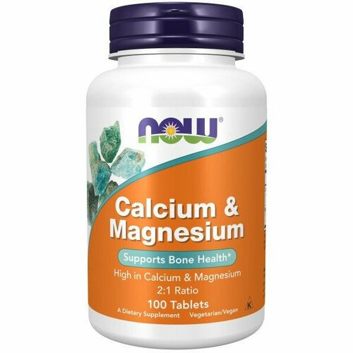 Now foods Calcium & Magnesium 100 таб фото