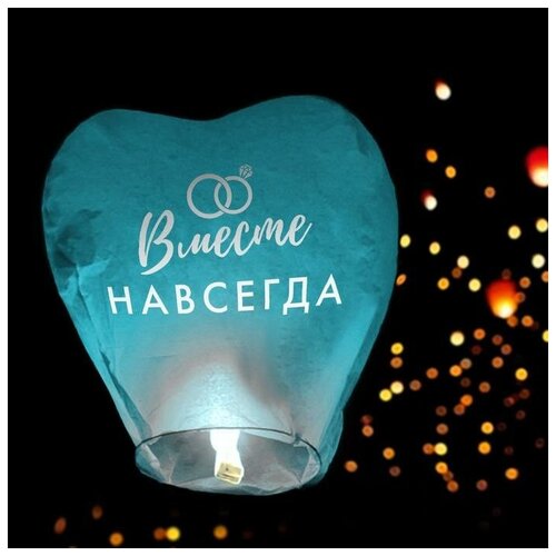 Фонарик желаний «Вместе навсегда», сердце, цвета микс фото