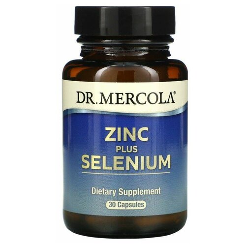 фотография Капсулы Dr. Mercola Zinc Plus Selenium, 110 г, 30 шт., купить за 2150р