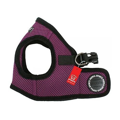 Шлейка Puppia Soft vest harness B, обхват шеи 36  см, фиолетовый, XL фото