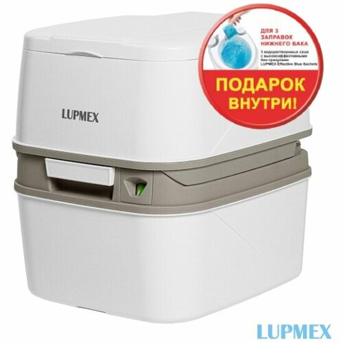 фотография Биотуалет Lupmex 79122P 18л с индикатором с пробниками гранул, купить за 9350р