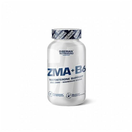 фотография Комплекс ZMA + B6 Nutrimix 60 капсул, повышение тестостерона, либидо и гормона роста, купить за 660р