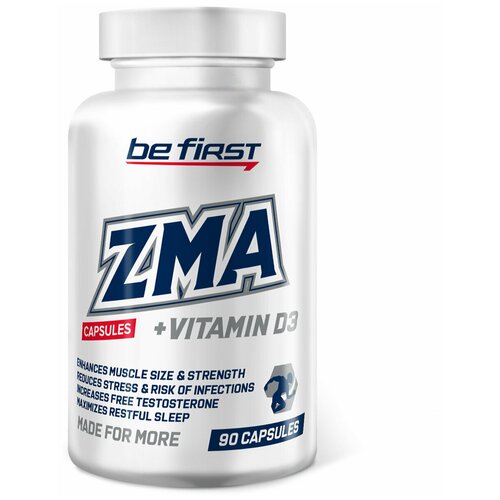 Be First ZMA + Vitamin D3 (90 капс.), 150 г фото